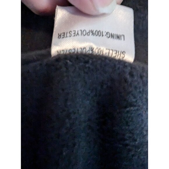 Vtg New Zealand Black & Tan Polyester Zip Vest Mens - Picture 6 of 11